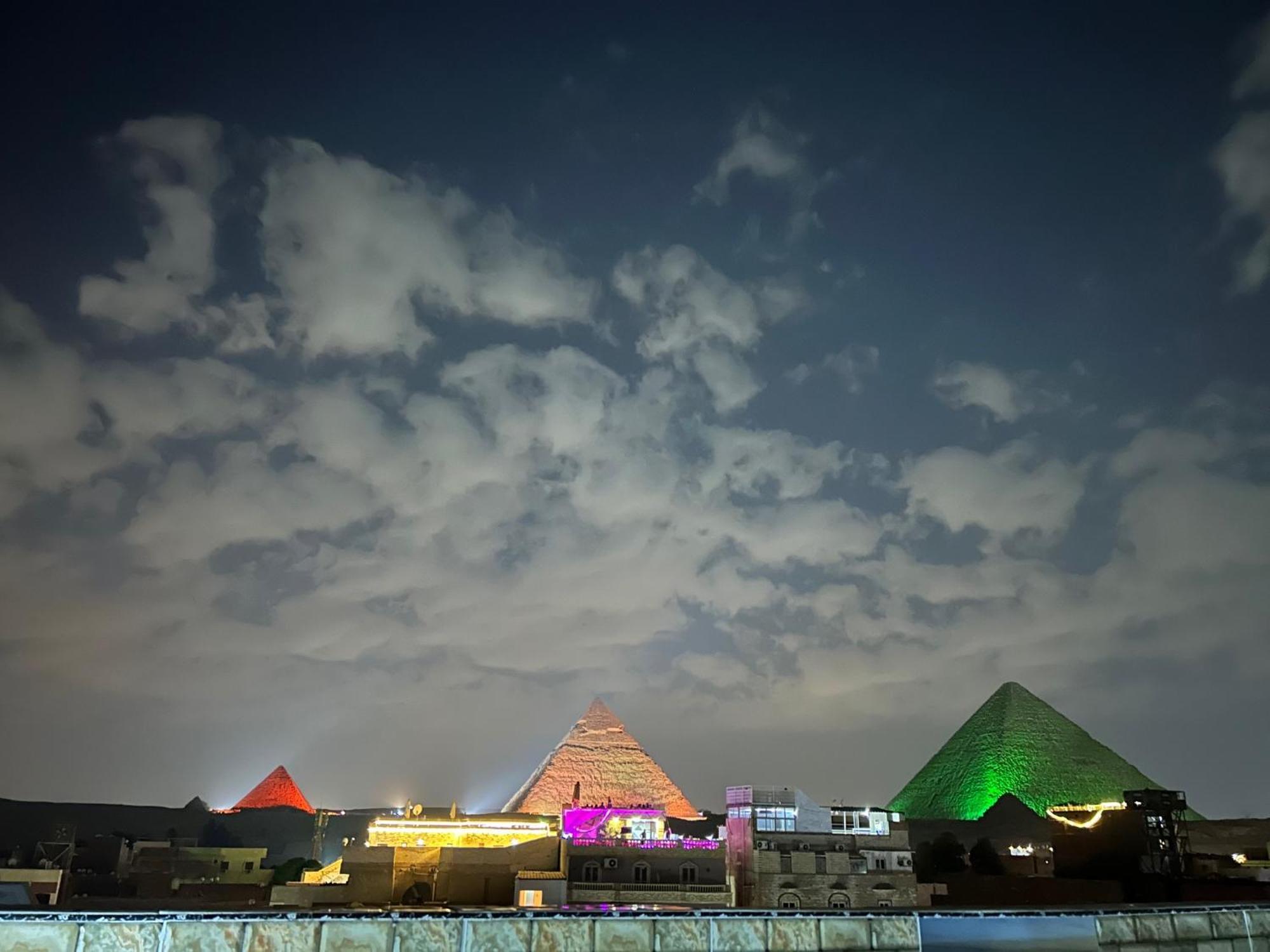 Mesho Falcon Pyramids View Inn Kafret el-Gabal Exterior foto