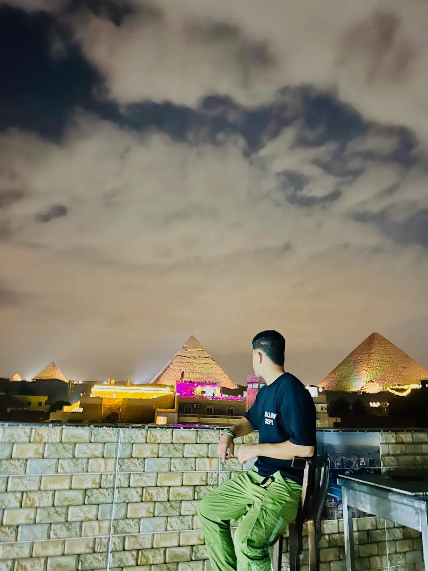 Mesho Falcon Pyramids View Inn Kafret el-Gabal Exterior foto